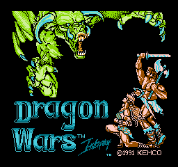 Dragon Wars - NES - Nintendo Entertainment System - Titles