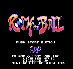 Rock'n' Ball - NES - Nintendo Entertainment System - Titles