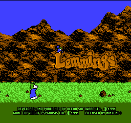 Lemmings - NES - Nintendo Entertainment System - Titles