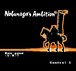 Nobunaga's Ambition - NES - Nintendo Entertainment System - Titles
