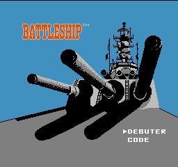 Battleship - NES - Nintendo Entertainment System - Titles