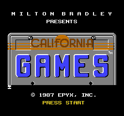 California Games - NES - Nintendo Entertainment System - Titles