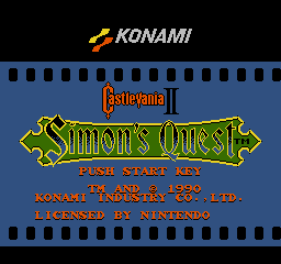 Castlevania II: Simon's Quest - NES - Nintendo Entertainment System - Titles