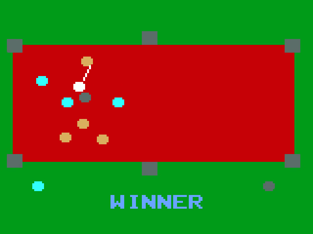 Pocket Billiards! - ODYSSEY2 - Magnavox Odyssey² - Ingames