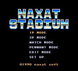 Naxat Stadium - PCE - NEC PC-Engine HuCard - Titles