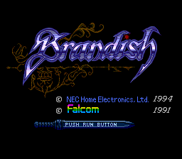 Brandish - PCESCD - NEC PC-Engine Super CD-ROM² - Titles