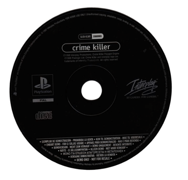 crime killer - PS - Sony PlayStation