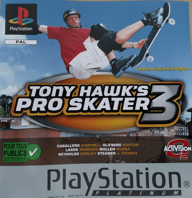 Tony Hawk's Pro Skater 3 - PS - Sony PlayStation - Packshots