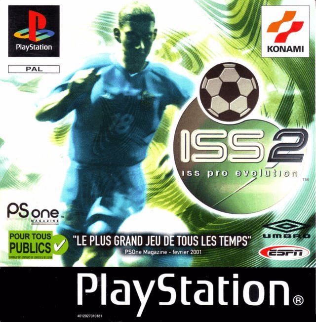 ISS Pro Evolution 2 - PS - Sony PlayStation