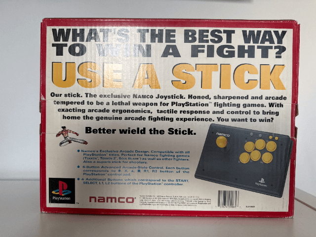 Namco Arcade Stick - PS - Sony PlayStation - Titles