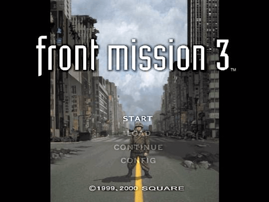 Front Mission 3 - PS - Sony PlayStation - Titles