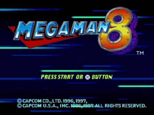 Mega Man 8 Anniversary Edition - PS - Sony PlayStation - Titles