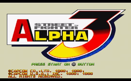 Street Fighter Alpha 3 - PS - Sony PlayStation - Titles