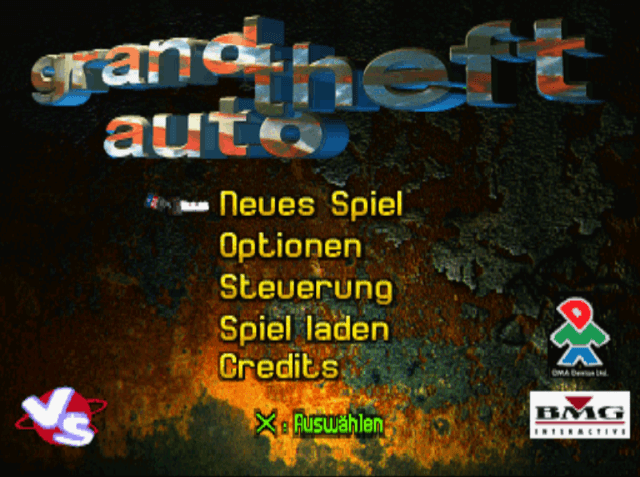 Grand Theft Auto - PS - Sony PlayStation - Titles