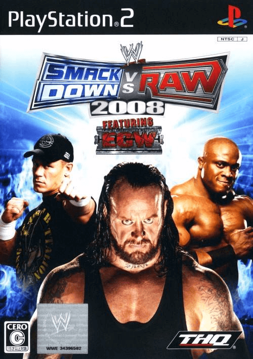 WWE SmackDown vs. Raw 2008 - PS2 - Sony PlayStation 2 - Packshots