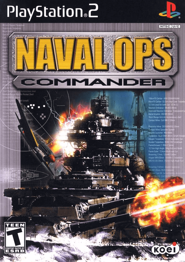 Naval Ops: Commander - PS2 - Sony PlayStation 2 - Packshots