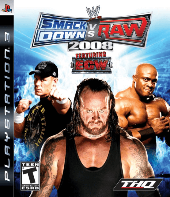 WWE SmackDown vs. Raw 2008 - PS3 - Sony PlayStation 3 - Packshots