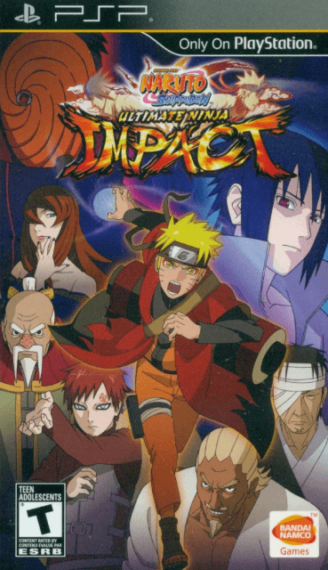 Naruto Shippuden: Ultimate Ninja Impact - PSP - Sony PlayStation Portable - Packshots