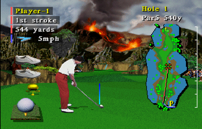 The Hyper Golf : Devil's Course - SATURN - Sega Saturn - Ingames