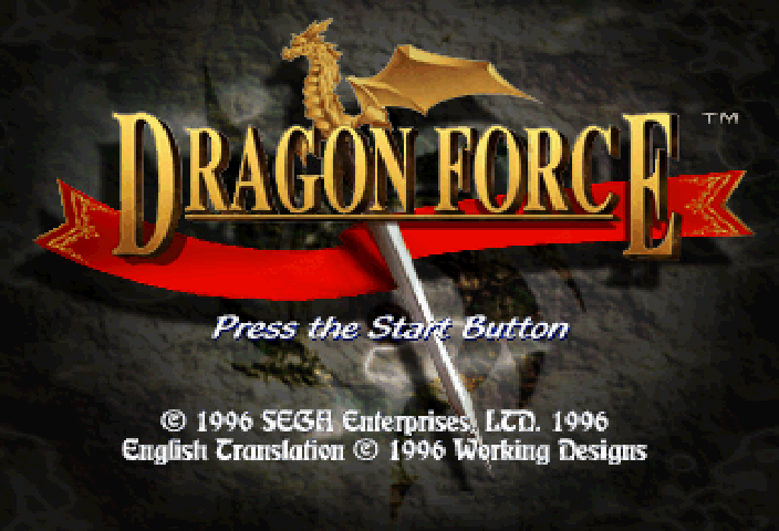 Dragon Force - SATURN - Sega Saturn - Titles