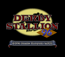 Derby Stallion 96 - SFC - Nintendo Super Famicom - Titles
