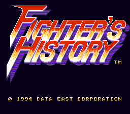 Fighter's History - SFC - Nintendo Super Famicom - Titles