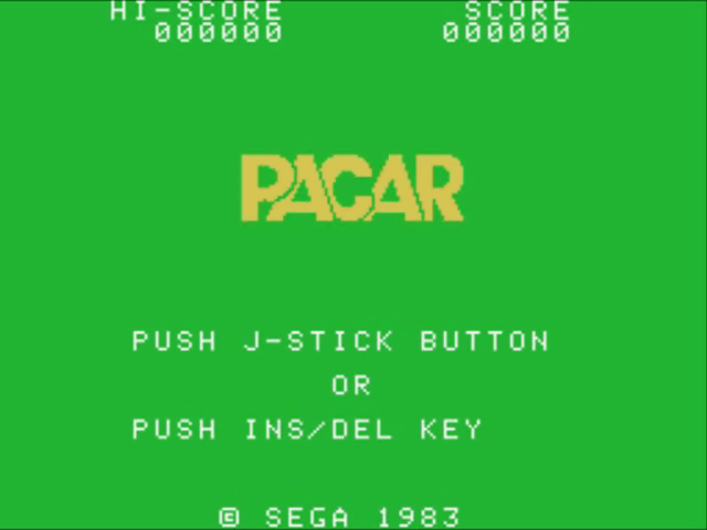 Pacar - SG1000 - Sega SG-1000 - Titles