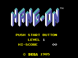 Hang On - SM3 - Sega Mark III - Titles