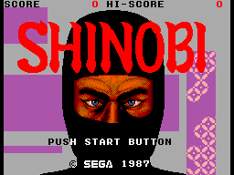 Shinobi - SM3 - Sega Mark III - Titles