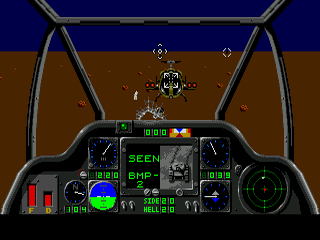 Gunship - SMD - Sega Mega Drive - Ingames