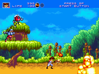 Gunstar Heroes - SMD - Sega Mega Drive - Ingames