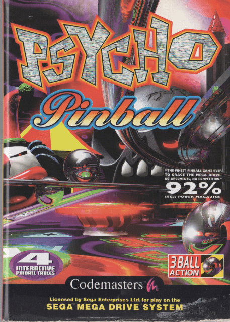 Psycho Pinball - SMD - Sega Mega Drive