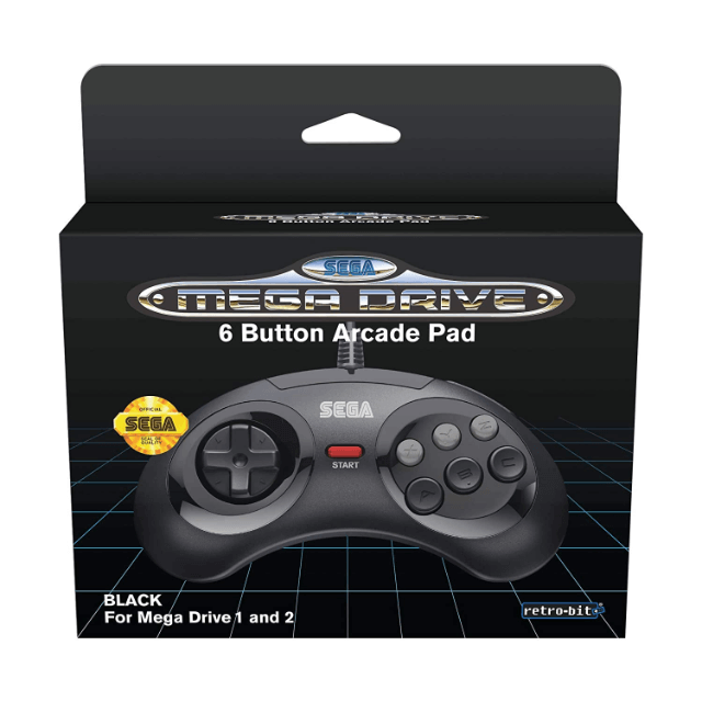 6-Button Arcade Pad - SMD - Sega Mega Drive