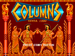 Columns - SMD - Sega Mega Drive - Titles