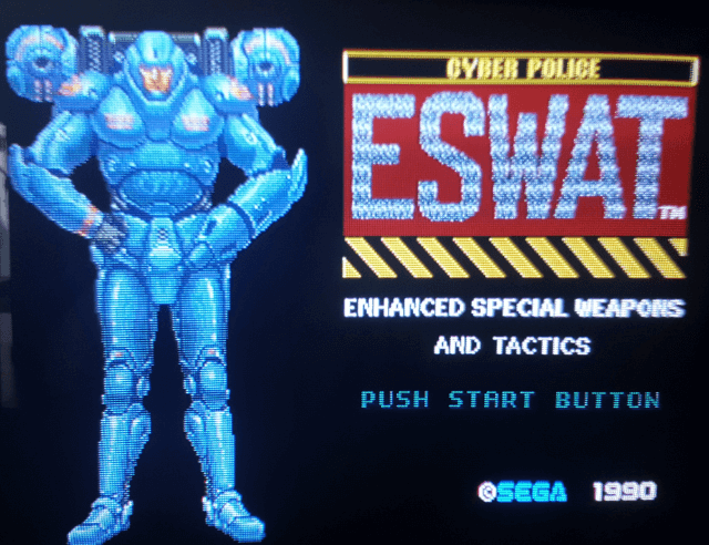 ESWAT: Cyber Police - SMD - Sega Mega Drive - Titles