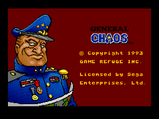 General Chaos - SMD - Sega Mega Drive - Titles