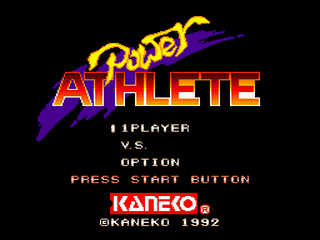 Power Athlete - SMD - Sega Mega Drive - Titles