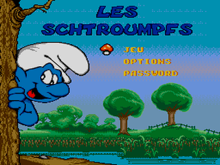 The Smurfs - SMD - Sega Mega Drive - Titles