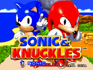 Sonic & Knuckles - SMD - Sega Mega Drive - Titles