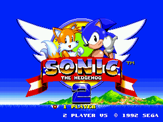 Sonic the Hedgehog 2 - SMD - Sega Mega Drive - Titles