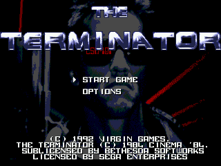 The Terminator - SMD - Sega Mega Drive - Titles