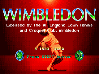Wimbledon - SMD - Sega Mega Drive - Titles