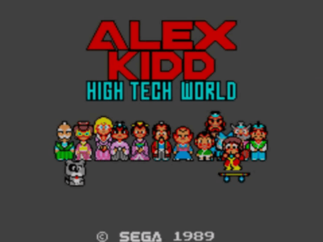 Alex Kidd: High-Tech World - SMS - Sega Master System - Titles