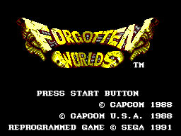 Forgotten Worlds - SMS - Sega Master System - Titles
