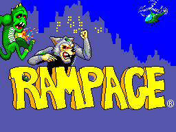 Rampage - SMS - Sega Master System - Titles