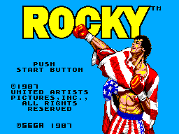 Rocky - SMS - Sega Master System - Titles