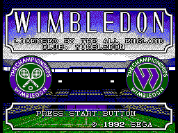 Wimbledon - SMS - Sega Master System - Titles
