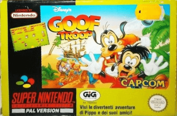 Disney's Goof Troop - SNES - Nintendo Super Nintendo Entertainment System - Packshots