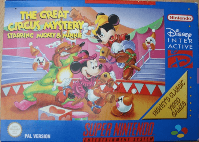 The Great Circus Mystery Starring Mickey & Minnie - SNES - Nintendo Super Nintendo Entertainment System - Packshots