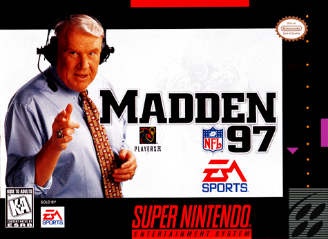 Madden NFL 97 - SNES - Nintendo Super Nintendo Entertainment System - Packshots